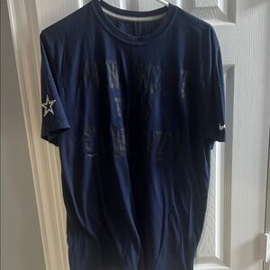 Nike Blue Short Sleeve Tee Classic Crew Neck